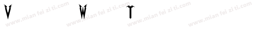 Vampire Wars Thin字体转换